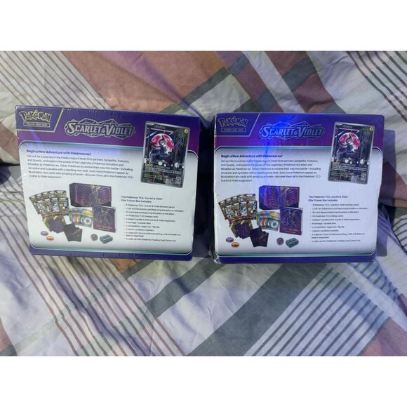 Pokemon Trading Card Game: Scarlet & Violet Elite Trainer Box - Purple - Picture 2 of 5
